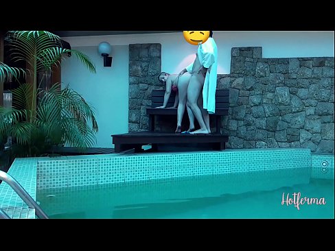 ❤️ Baas noeget faam nei it swimbad, mar koe net wjerstean in hot ❤ Superseks by wy ☑